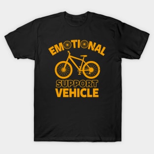 Funny Cycling Meme Emotional Support Animal Bicycle Gift For Cyclist T-Shirt